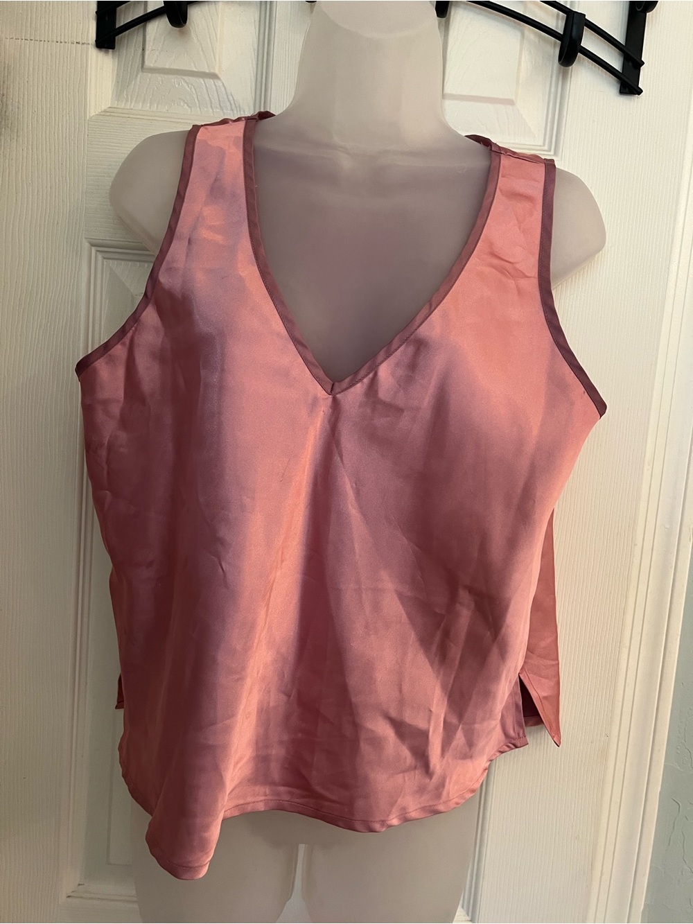 Victoria secret satin dusty rose medium top
